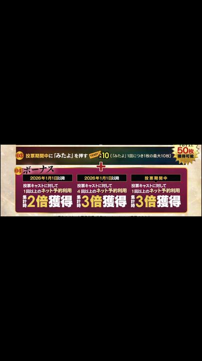 応援宜しくお願いいたします